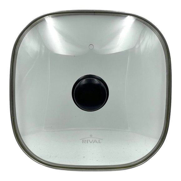 Rival Kitchen Rival Electric Skillet 1 Glass Vented Square Lid